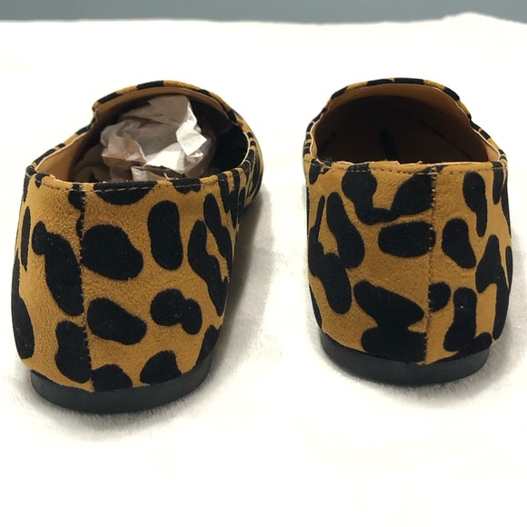 Qupid 6 NWOT leopard cheetah Point toe flats - Picture 6 of 10